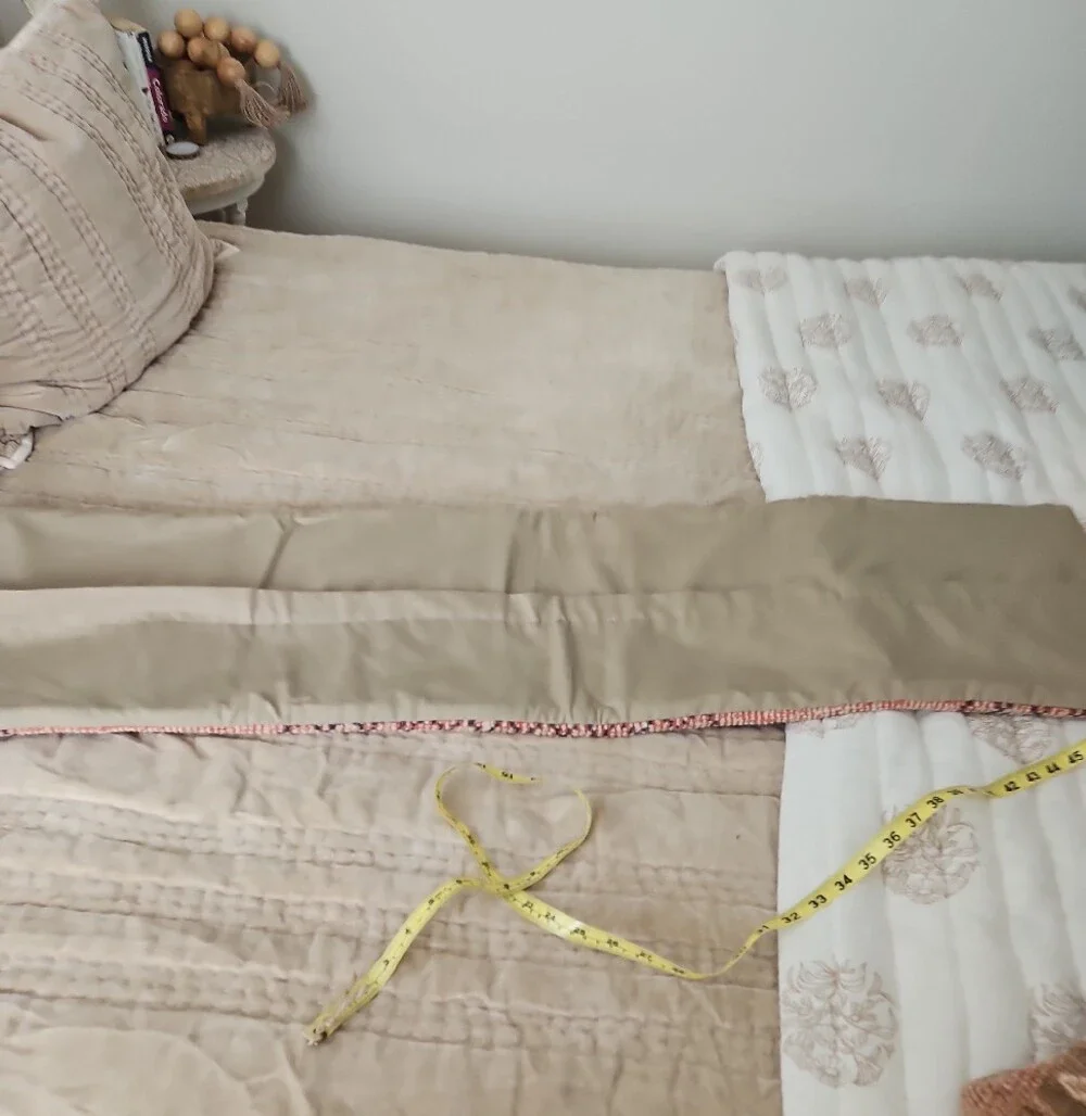 Vintage-Inspired Handwoven Kilim Lumbar Pillow 46x12 - Peach Tone